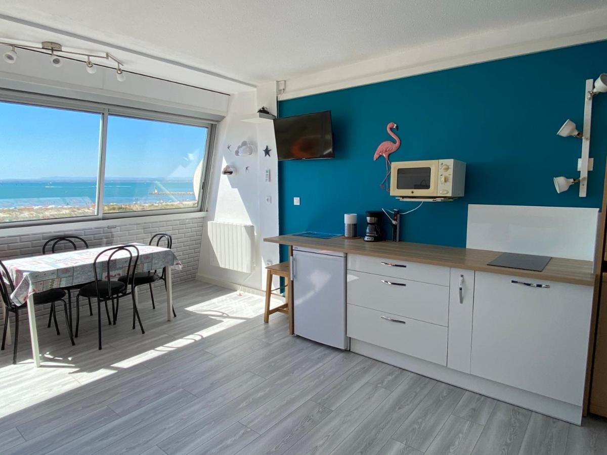 Studio Front De Mer Avec Vue Mer Panoramique ! Le Grau-du-Roi Buitenkant foto